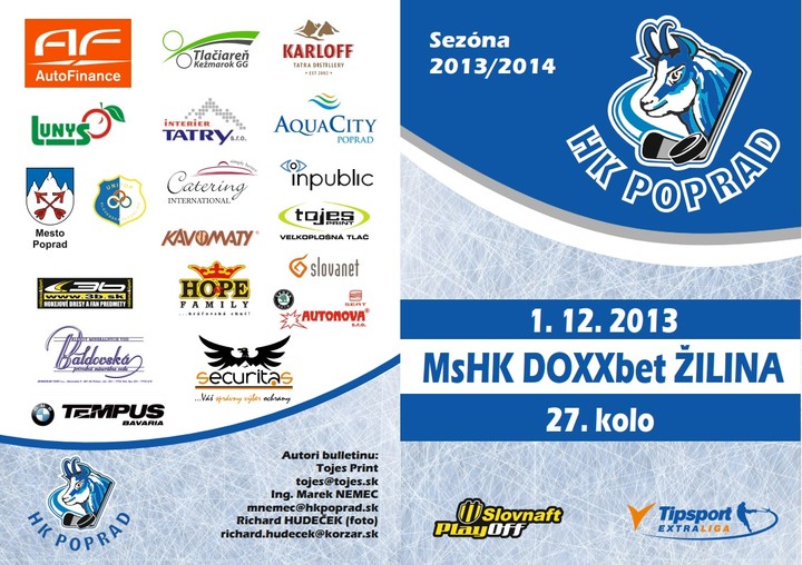Bulletin MsHK DOXXbet Žilina